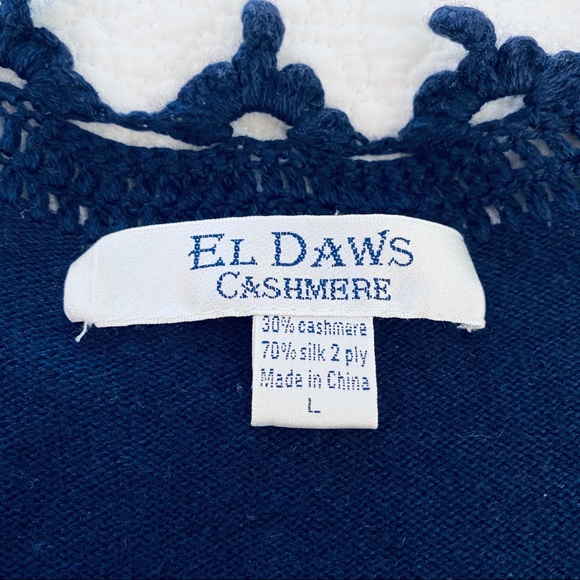 El Daws Cashmere & Silk Cardigan - Picture 3 of 4
